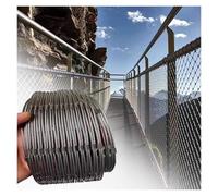 Red de seguridad de malla de acero inoxidable para balcón, 10 cm/2 mm, rejilla de protección universal (1,5 x 5 m), resistente a la intemperie, ideal para la seguridad del hogar