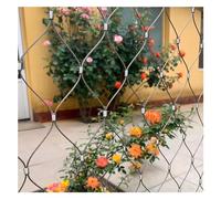 Red de seguridad de malla de acero inoxidable para balcón y jardín, 10 cm/2 mm, valla de ciervos para parque infantil, protección de 1,5 x 7 m