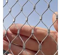 Red de seguridad de malla de acero inoxidable resistente para protección de balcones y escaleras, valla de seguridad para niños y mascotas