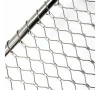 Red de Seguridad Flexible de Malla metálica para protección contra caídas en Balcones y escaleras.