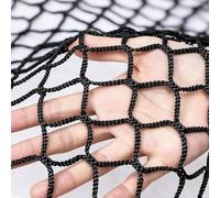 Red De Seguridad Infantil con Cuerda, Protector De Balcón De Nailon Sin Nudos, Red Anticaídas para Mascotas En Escaleras, Decoración De Terrazas Black 5M×7M(16.4FT×22.9FT)