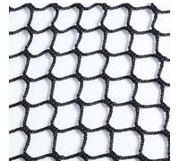 Red de seguridad negra con cuerda para niños, escaleras para mascotas, barandillas de balcón, protección de valla sin nudos, rejilla decorativa para terrazas (Size:0.5M*2M(1.64FT*6.56FT),Color:negro)
