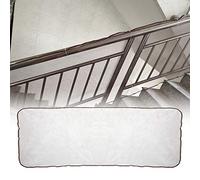 Red de seguridad para balcón, 2 metros Red de seguridad para escaleras Barandillas duraderas para niños Seguridad para escaleras interiores Rieles Cunas Balcón(café)