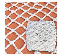 Red de seguridad para balcón y escaleras, valla decorativa blanca versátil para uso en interiores y exteriores, protección de seguridad mejorada, 1 x 10 m, ideal para el hogar y el jardín