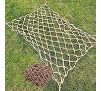 Red de seguridad para exteriores, 2 cables de 8 mm de grosor, malla de 12 cm, ideal para balcones, terrazas, puertas y ventanas, protege tu espacio con una barrera fiable.