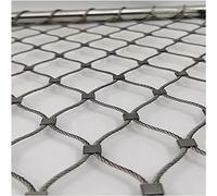 Red de seguridad para exteriores de 10 cm, acero inoxidable flexible, para vallas, aves de corral, protección de animales, balcones y escaleras, 2 soluciones de seguridad para mascotas y niños