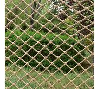 Red de seguridad para gatos de 0,5 x 8 m, red de cuerda decorativa duradera de 8 mm de grosor, malla de 10 cm, red versátil para escaleras, balcones, hoteles, cafeterías - Solución de protección para