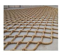 Red de seguridad para niños, red de cuerda de cáñamo para escaleras y balcón, red de escalada de 20 mm de grosor, para jugar al aire libre y dividir barrera de malla de seguridad para niños