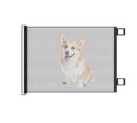 Red de seguridad PET - Puerta retráctil para perros y gatos | Separador de malla seguro para niños sin necesidad de perforación, ideal para terraza, terraza, chimenea, dormitorio y escalera