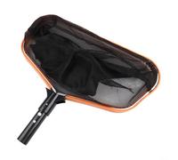 Red de skimmer de piscina con bolsa de malla de nailon de doble capa y marco de aluminio para una eliminación eficiente de hojas y escombros, diseño de gran capacidad que se adapta a postes estándar