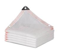 Red De Sombra Blanca Con Ojales Malla Sombra Exterior 2x3 3x3 3x4 3x5 3x6 5x5 6x6m Vela Sombra Rectangular Toldo Vela De Sombra Transpirable Red De Protección Solar Terraza(3x5m)