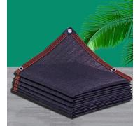 Red de Sombra Negra para Patio y jardín, con índice de protección Solar del 60 al 75%, Malla de Sombra para Invernadero, para Exteriores, 9 × 15 m/26,5 × 49 pies