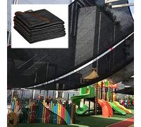 Red de sombra para pérgola de 2 x 3 m, 3 x 3 m, 3 x 4 m, 3 x 5 m, 3 x 6 m, 4 x 4 m, 4 x 5 m, 4 x 8 m, 85 % resistente a los rayos UV, toldo rectangular negro con ojales, para exteriores, 6 x 10 m
