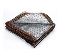 Red de Sombreado Reflectante 65% Malla Sombra Rectangular Red de Parasol de Papel de Aluminio de Jardín Paño de Sombra con Ojales Transpirable Fácil de Colgar para Patio, B(Size:1.5×5m/5×16ft,Color:W)