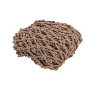Red de soporte para plantas de yute natural, enrejado de cuerda de cáñamo para plantas trepadoras, protección de valla de jardín, decoración de pared de red para colgar fotos, tamaño: 4 x 6 m, color