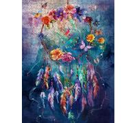 Red De SueñOs De Mariposa De Flores Puzzle 2000 Piezas, Rompecabezas Adultos Puzzle, Desafiante Puzzles de Decoración Juego de, Juego Educativo para Toda la Familia, para Regalo Decoración FNKL7-503