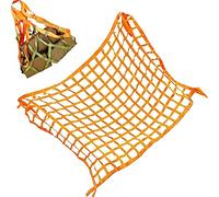 Red de sujeción de Carga, Tamaños múltiples anaranjados de la Red elevación del Cargo nilón poliéster(1.5 X 1.5M/Mesh 10cm/Load 2t)