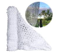 Red de Tela Oxford de Camuflaje Blanco 150D con Malla Reforzada, para balcón, terraza, Mirador, Malla de Protección para Actividades al Aire Libre, Cubiertas de Coche
