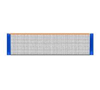 Red de tenis portátil de 4-6 m, red de bádminton plegable, red de voleibol para niños y adultos, para campamento interior o exterior, jardín, patio escolar, playa (tamaño: 4,1 m, sin marco)