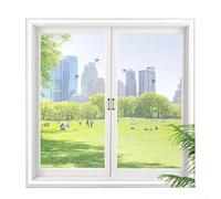 Red de tul para ventana interior para protección de insectos con cifrado invisible, material de malla transpirable para uso en puertas y ventanas (blanco, 120 x 130 cm)