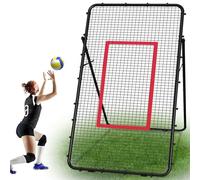 Red de Voleibol Ajustable de 7 x 4 pies, Equipo de Entrenamiento de Voleibol para Lacrosse, béisbol, fútbol, Tenis, reboteador de Voleibol en el Patio Trasero, golpeando Servir pasando práctica de