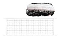 Red de voleibol plegable, red de voleibol para patio | Malla de repuesto de bádminton ajustable para patio | Red de reemplazo de accesorios deportivos al aire libre ligera para la escuela, el jar