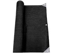 RED DECO Brise Vue Occultant Renforcé - Pantalla de privacidad (300 g/m², 1,5 x 10 m), Color Negro