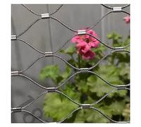Red decorativa de valla, 1 ~ 30 ㎡, red de enrejado para plantas trepadoras, 1,5 mm de diámetro, red flexible de cuerda de acero inoxidable para escaleras, barandillas de balcón, protección de jardín