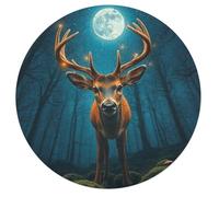 Red Deer Puzzle 68 Piezas Antiestrés Animales Formas Especiales Wildlife Puzzle Niños Portátil Tapete Juguete Educativo Portátil Educativo Decoración 68 PCS