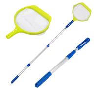 Red desnatadora para piscina con pértiga,Herramienta Recolectora Y Eliminadora De Residuos Para Piscina,Redes Recojehojas Para Piscinas - Para La Recogida De Residuos En Estanques, Lagos, Bañeras De H
