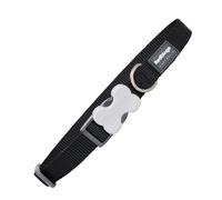 Red Dingo Collar Liso para Perros Negro - Talla M
