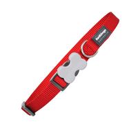 Red Dingo Collar Liso para Perros Rojo - Talla S