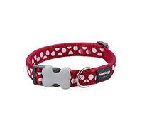 Gloria Red Dingo Collar Para Perro Style White Spots 31-47 Cm