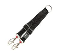 Acople Correa 2 Perros Red Dingo Negro black (1.2 x 16.5-22 cm) (1,2 x 16.5-22 cm)