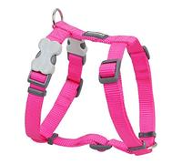 Red Dingo Arnés Classic Liso para Perros Rosa - Talla XL