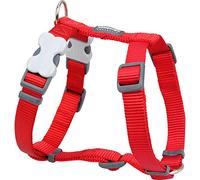 Red Dingo - Petral Perro, Arnés para Perros Liso, Rojo, Cuello: 30-48cm, Cuerpo: 37-55cm