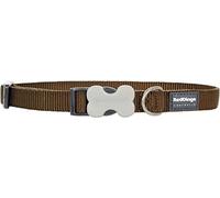 Red Dingo Plain - Collar Perro, Marrón (Brown), talla del fabricante: L