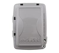 Red Dot CKNMG-NG Cubierta de toma/toma de corriente resistente a la intemperie, montaje horizontal/vertical, 1 banda, gris (paquete de 1)