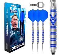 RED DRAGON Dardos Gerwyn Price Original | Gerwyn Price Original Switch Points - Juego de dardos de 90% tungsteno - Nitro Flite integrado vuelo/eje, plumas de dardos y tallos | Dardo de 24 g