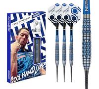 RED DRAGON Dardos - Jugador profesional - Luke Humphries 'Coolhand' serie TX5 23 g Dart Flechas - 90% tungsteno profesional punta de metal - Incluye vuelos y cañas