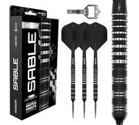 RED DRAGON - Dardos Sable Series de 21 g | Puntos de conmutación alimentados por Winmau | Juego de dardos de 90% tungsteno | Barril paralelo | Juego de dardos profesional de punta de acero
