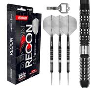 RED DRAGON Dardos - Serie Recon Switch Points de 22 g | Alimentado por Winmau | Paralelo | Dardos profesionales de 90% tungsteno - Vuelo/eje integrado NitroFlite | Dardos con punta de acero y ejes
