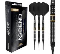 RED DRAGON Darts Ascend Serie Dart - Juego de dardos (18 g, 20 g, punta blanda, 90% tungsteno)