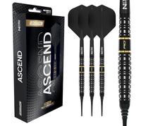 RED DRAGON Darts Ascend Serie Dart - Juego de dardos (20 g, 22 g, punta blanda, 90% tungsteno)