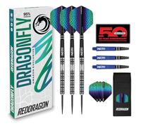 RED DRAGON Darts - Dragonfly - Set Profesional De Dardos 95% Tungsteno De 20g, 22g o 24g con 2 Juegos De Flights y 2 Juegos De Shafts