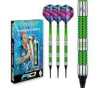 RED DRAGON Darts - Peter Wright Snakebite Mamba 2-16g Barril/Peso Total de 18g Tungsteno - Dardos Diana Electrónica Profesional - Punta de Plastico - Incluye Plumas y Ejes para Dardos