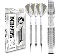 RED DRAGON Darts - Seren Pure 3-90% Tungsteno - 18g Barril / 20g Peso Completo Punta Suave Juego de Dardos con Plumas y Varillas