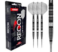 RED DRAGON Darts - Serie Recon - Barril cónico de 21 g - Juego de dardos de punta de acero - Juego de dardos de tungsteno profesional 90% - Nitro Flite integrado vuelo/eje, plumas de dardos y tallos