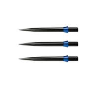RED DRAGON Especialista en Puntos de Dardos Trident Negro Plata Estándar 32mm con Azul Tridents - 1 Juego por Paquete