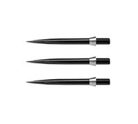 RED DRAGON Especialista en Puntos de Dardos Trident Puntos Negro Plata Estándar 32mm con Efecto Plata Tridents - 1 Juego por Paquete